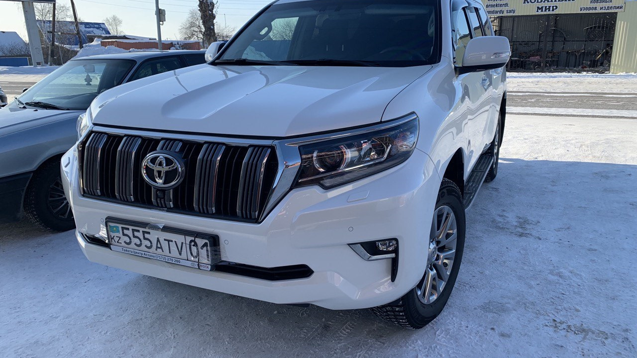 Toyota Land Cruiser Prado 150-series 4.0 бензиновый 2017 | Белый Люкс V6 на  DRIVE2