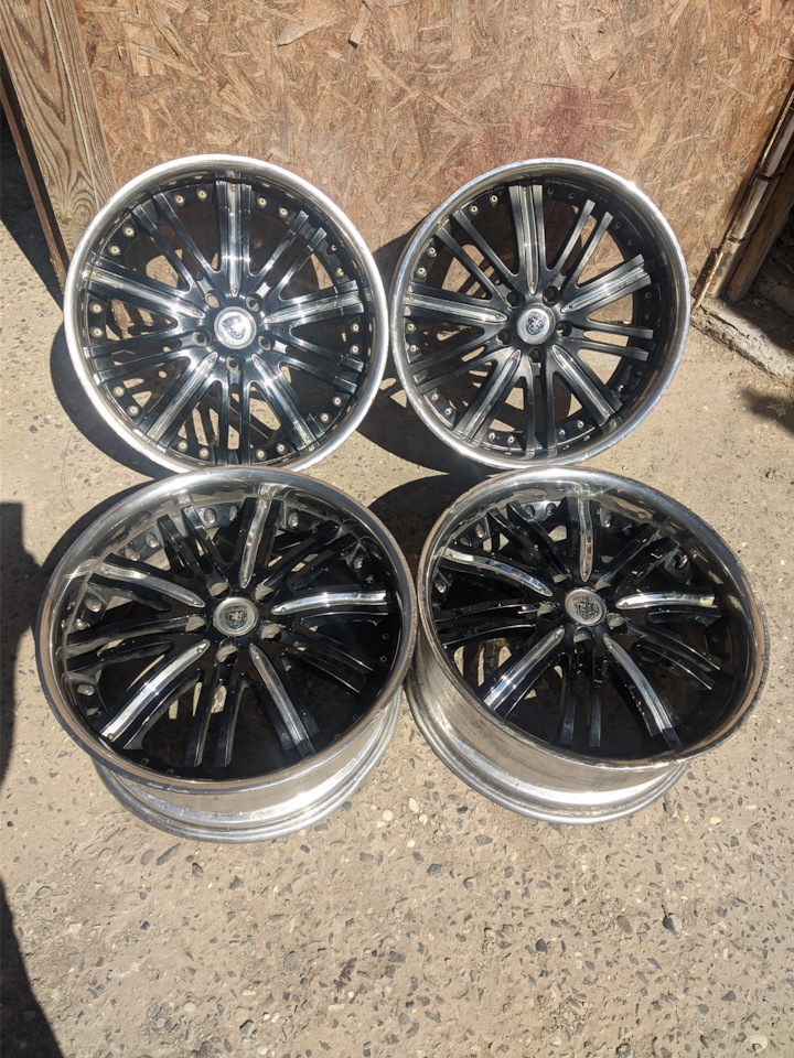 Литые диски Crimson 8,5Jx19 ET40 5x114,3 на Toyota Verossa. Б/у | 20 ...