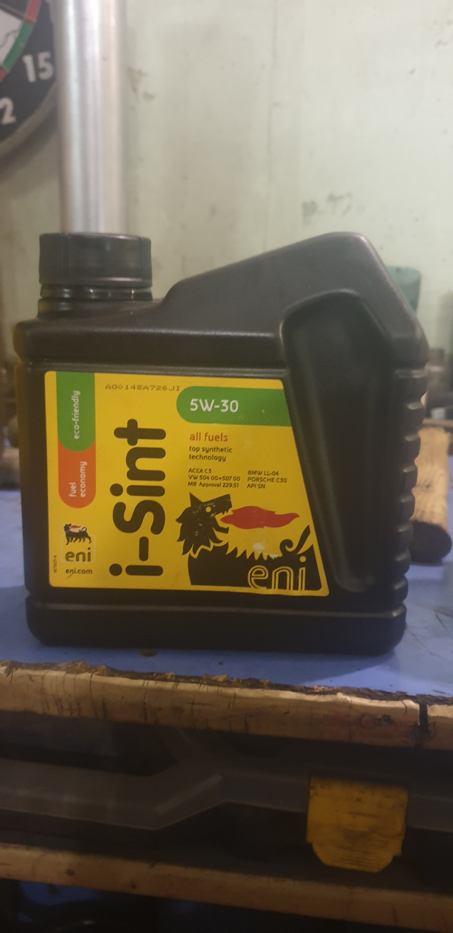 Замена обратного клапана картерных газов и плановая замена масла ENI I