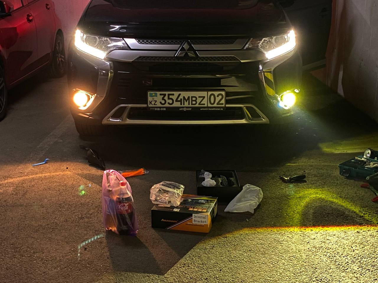 Билед ПТФ модули Aozoom ALPF-04 — Mitsubishi Outlander (3G), 2 л, 2020 ...