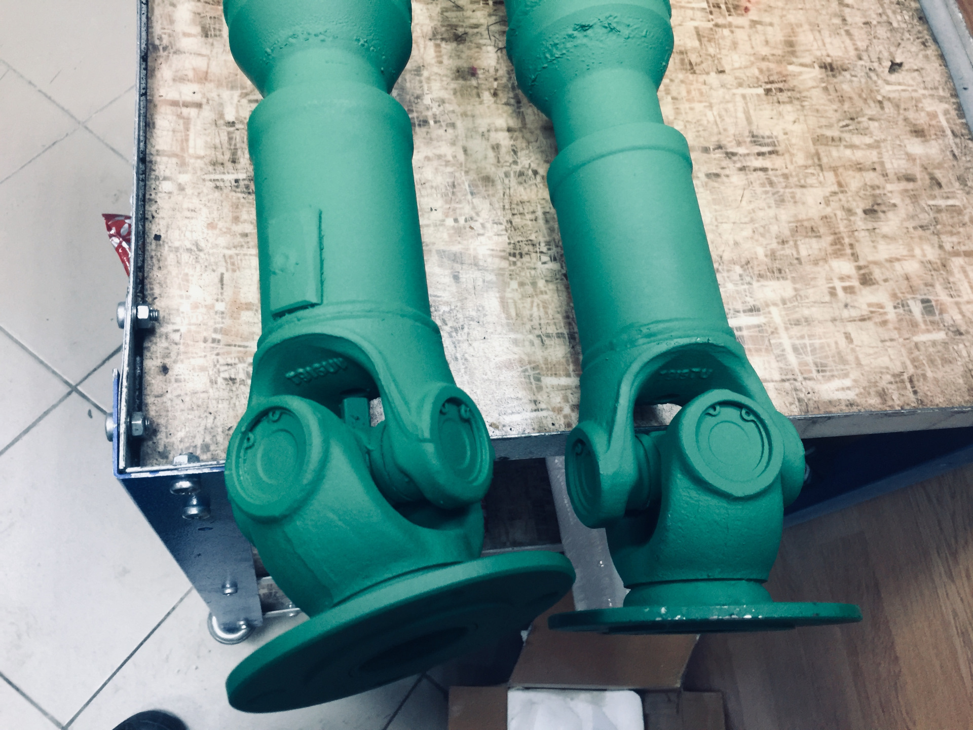 Изготовление усиленных карданных валов для катера по чертежам клиента ...