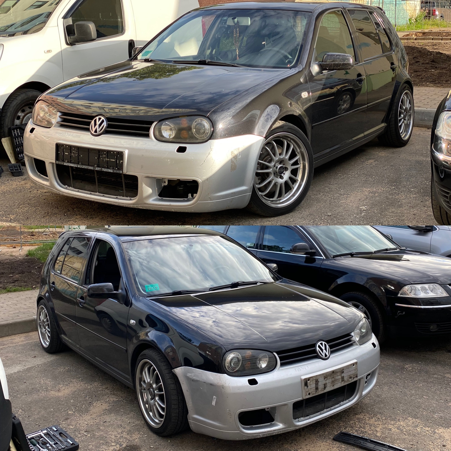 Передний бампер R32 Original. Часть #1 — Volkswagen Golf Mk4, 1,9 л, 2002  года | стайлинг | DRIVE2