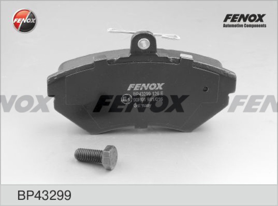 BP43299 Колодки тормозные дисковые FENOX | Запчасти на DRIVE2