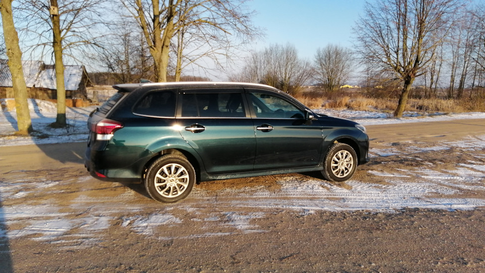 Toyota Corolla Fielder красота страшная сила