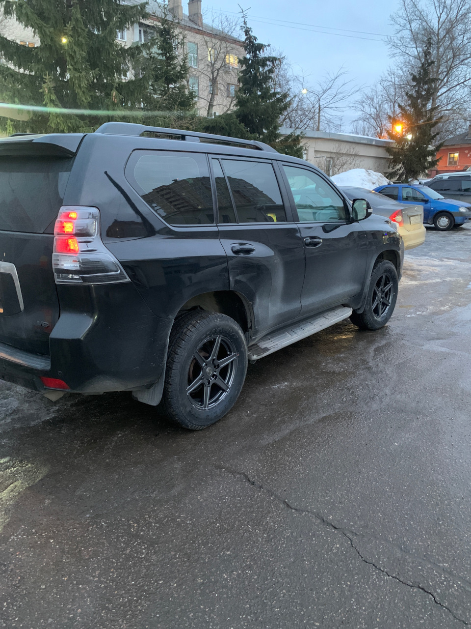 Slik SG8 18/7.5 et6 и резина maxis ht 770 — Toyota Land Cruiser Prado ...