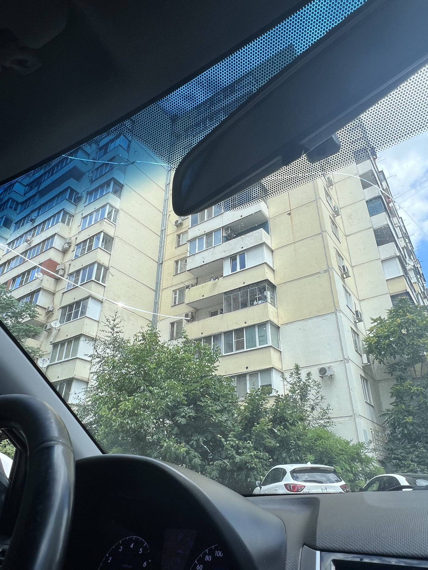 Замена лобового стекла — Hyundai Solaris Hatchback, 1,6 л, 2016 года ...