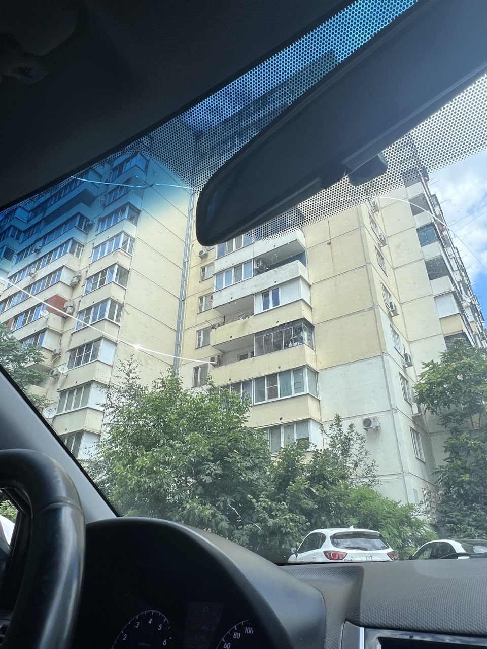 Замена лобового стекла — Hyundai Solaris Hatchback, 1,6 л, 2016 года ...