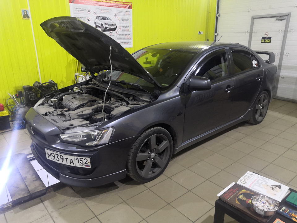 Замена компрессора + мелочи — Mitsubishi Lancer X, 1,8 л, 2008 года ...