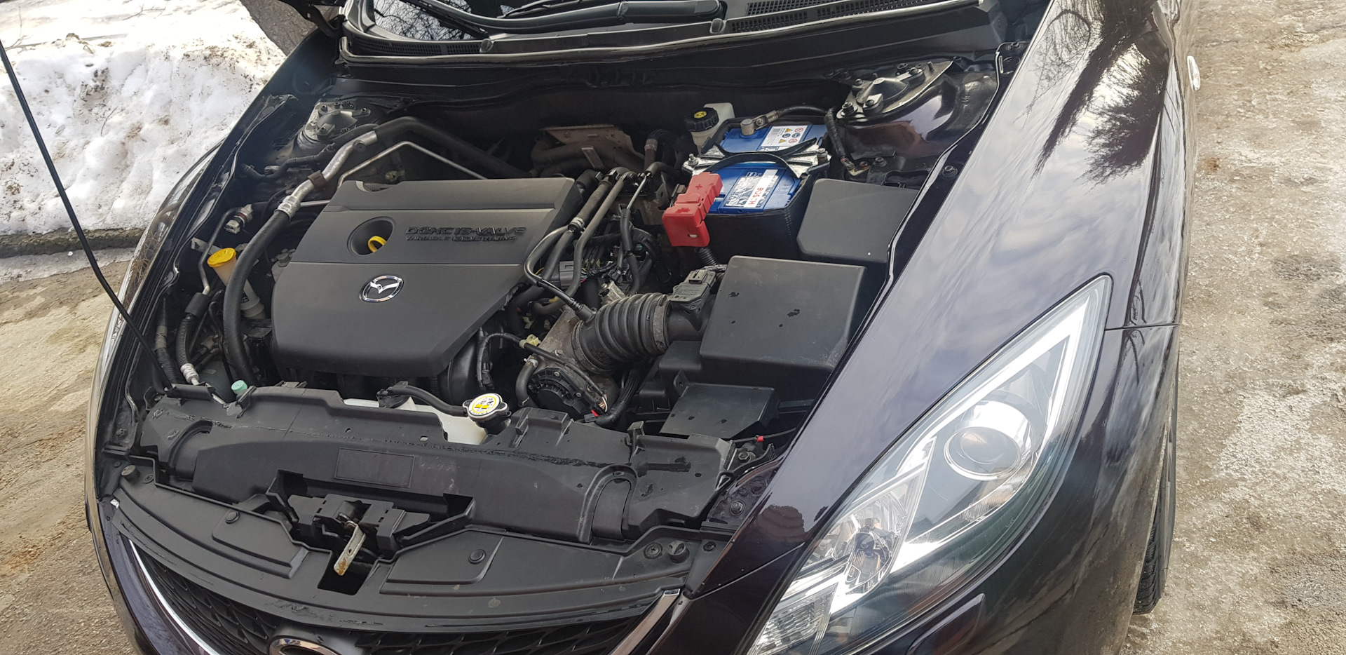 Ошибка P2009, замена рычага привода заслонок и ремонт глушителя — Mazda