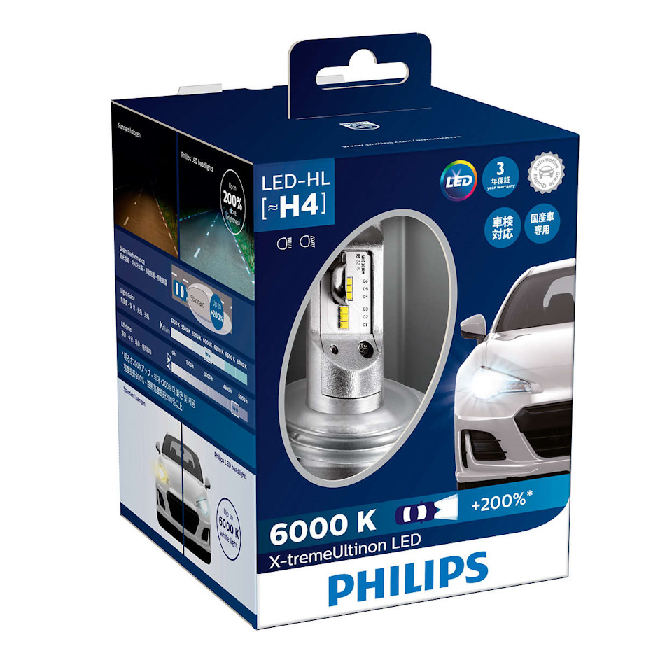 ВНЕ ЗАКОНА?! Philips E-xtremeUltinon LED H4 — DRIVE2