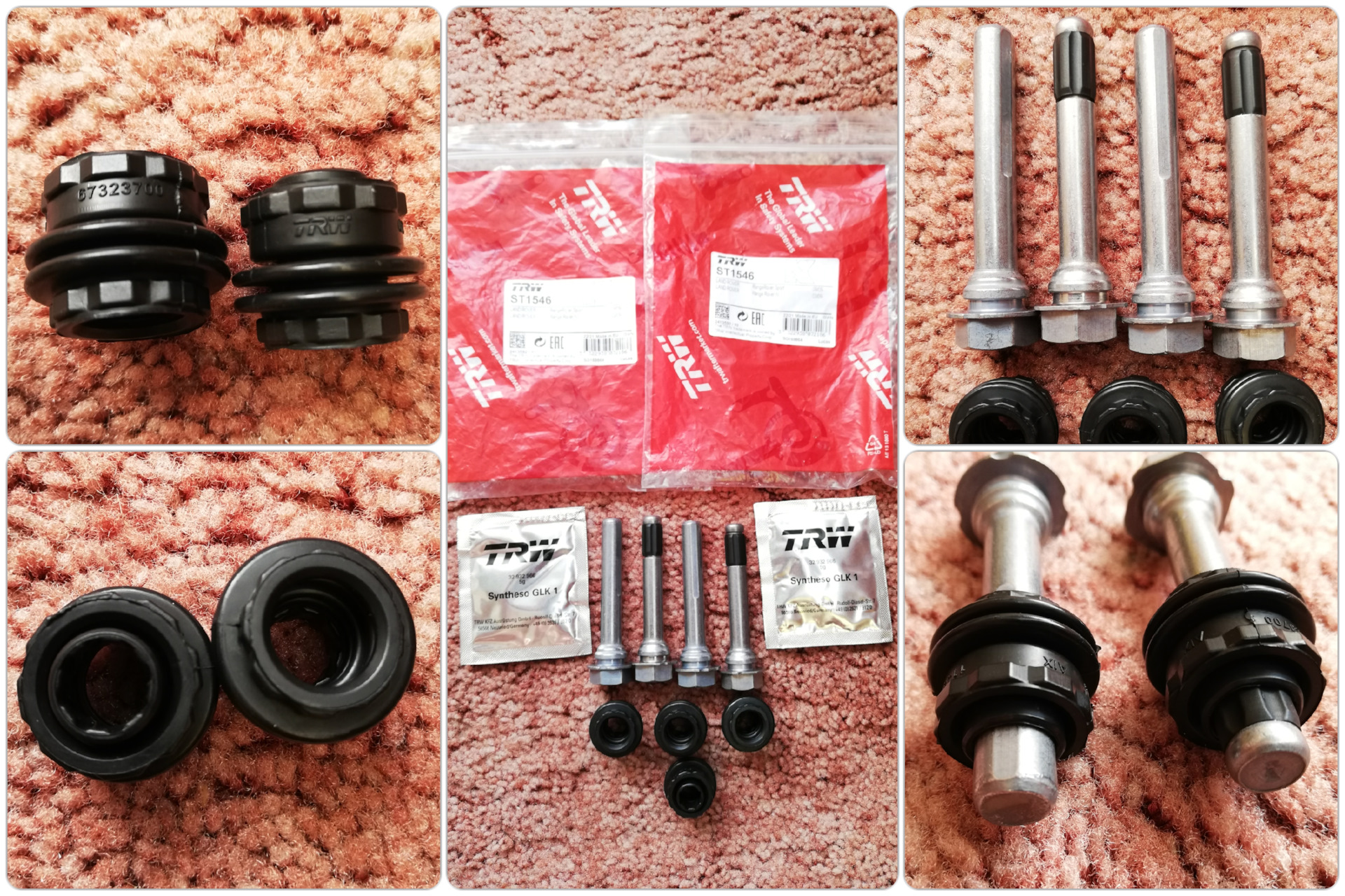 Запись №32. Полное обслуживание тормозной системы передней 1ZE (TRW ...