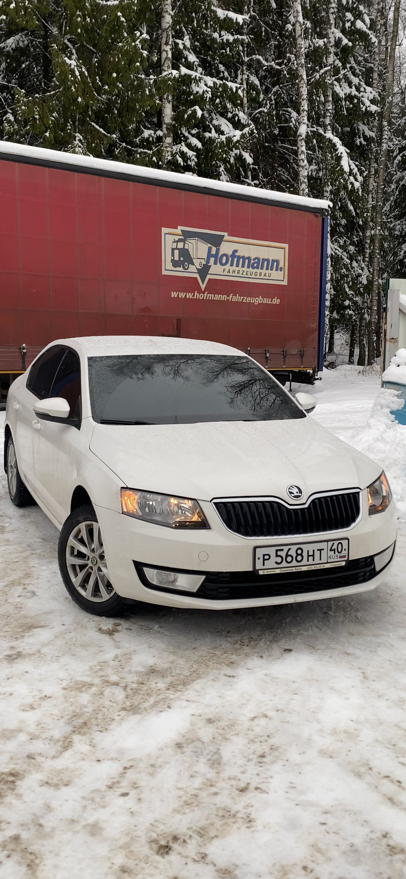 С наступающим Новым годом. — Skoda Octavia A7 Mk3, 1,2 л, 2013 года |  другое | DRIVE2