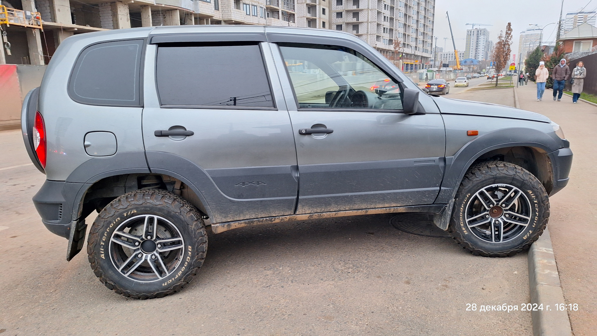 Bfgoodrich 215/70R16 на Шниву! — Chevrolet Niva GLX, 1,8 л, 2006 года ...