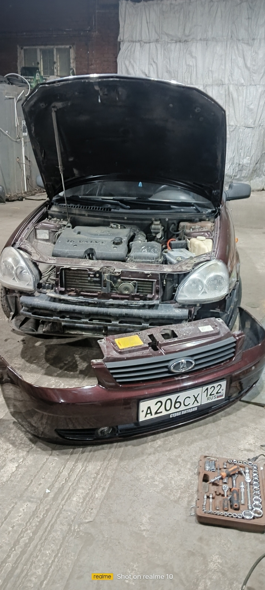 Новые туманки — Lada Приора седан, 1,6 л, 2008 года | своими руками ...