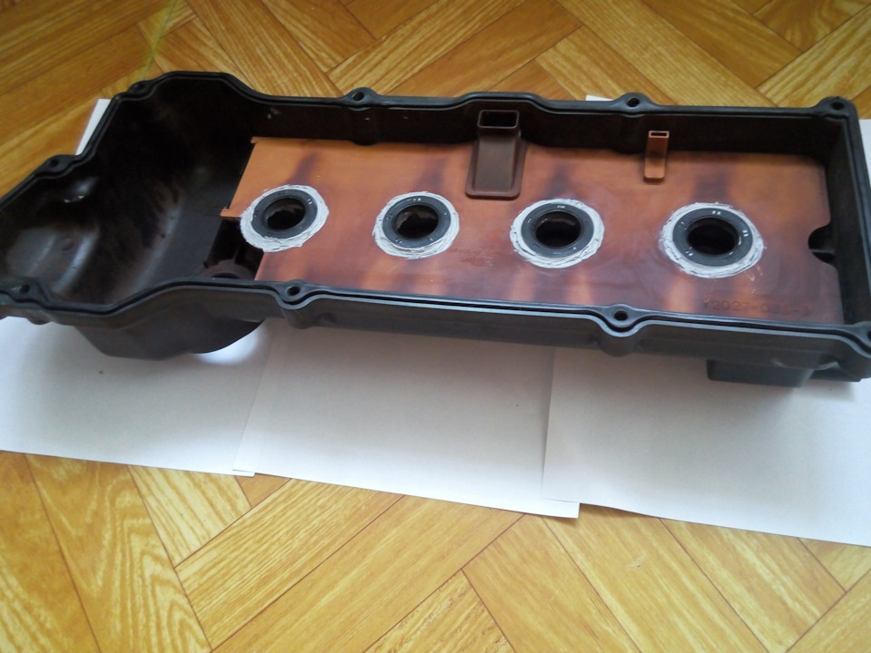 🔞Замена сальников свечных колодцев на Nissan Bluebird U14, QG18de