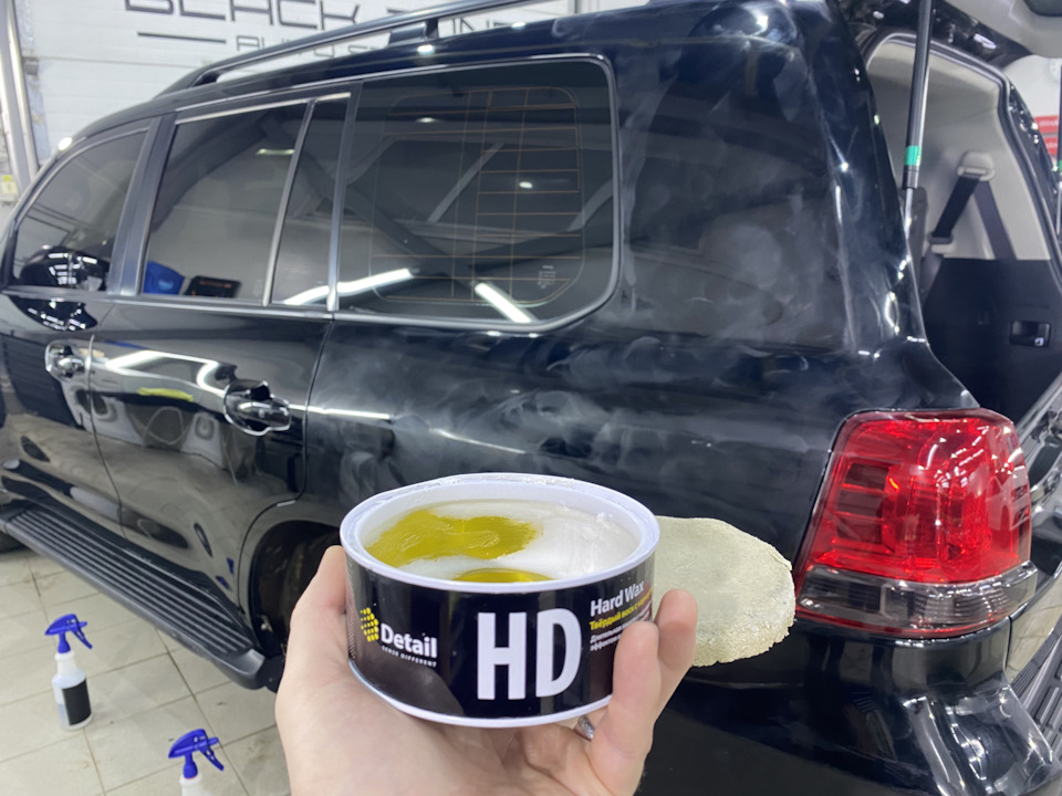 Твердый воск и очистка кузова — Toyota Land Cruiser 200, 4,5 л, 2008 ...