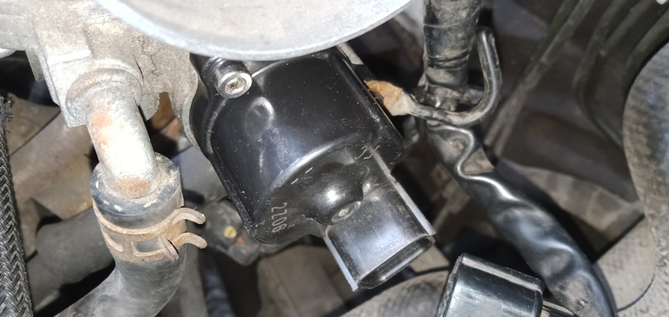 Замена РХХ (регулятора холостого хода) — Mitsubishi Lancer IX, 1,6 л ...