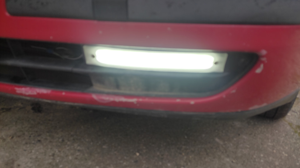 Самодельные дневные ходовые огни. — Renault Laguna II, 1,6 л, 2001 года ...
