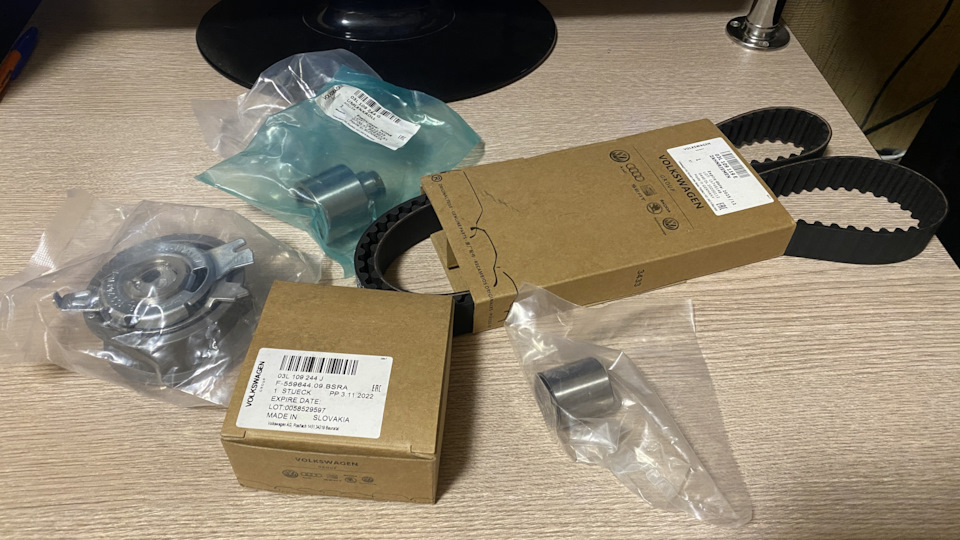 02. Ремень ГРМ + помпа. Оригинал или подделка? — Volkswagen Tiguan (1G ...