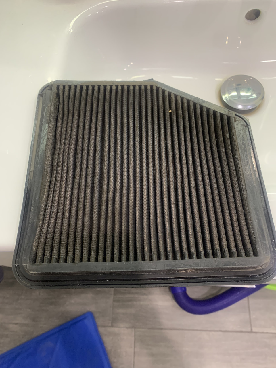 Чистка фильтра нулевого сопротивления k&n — Toyota Mark X (GRX120), 3,5 ...