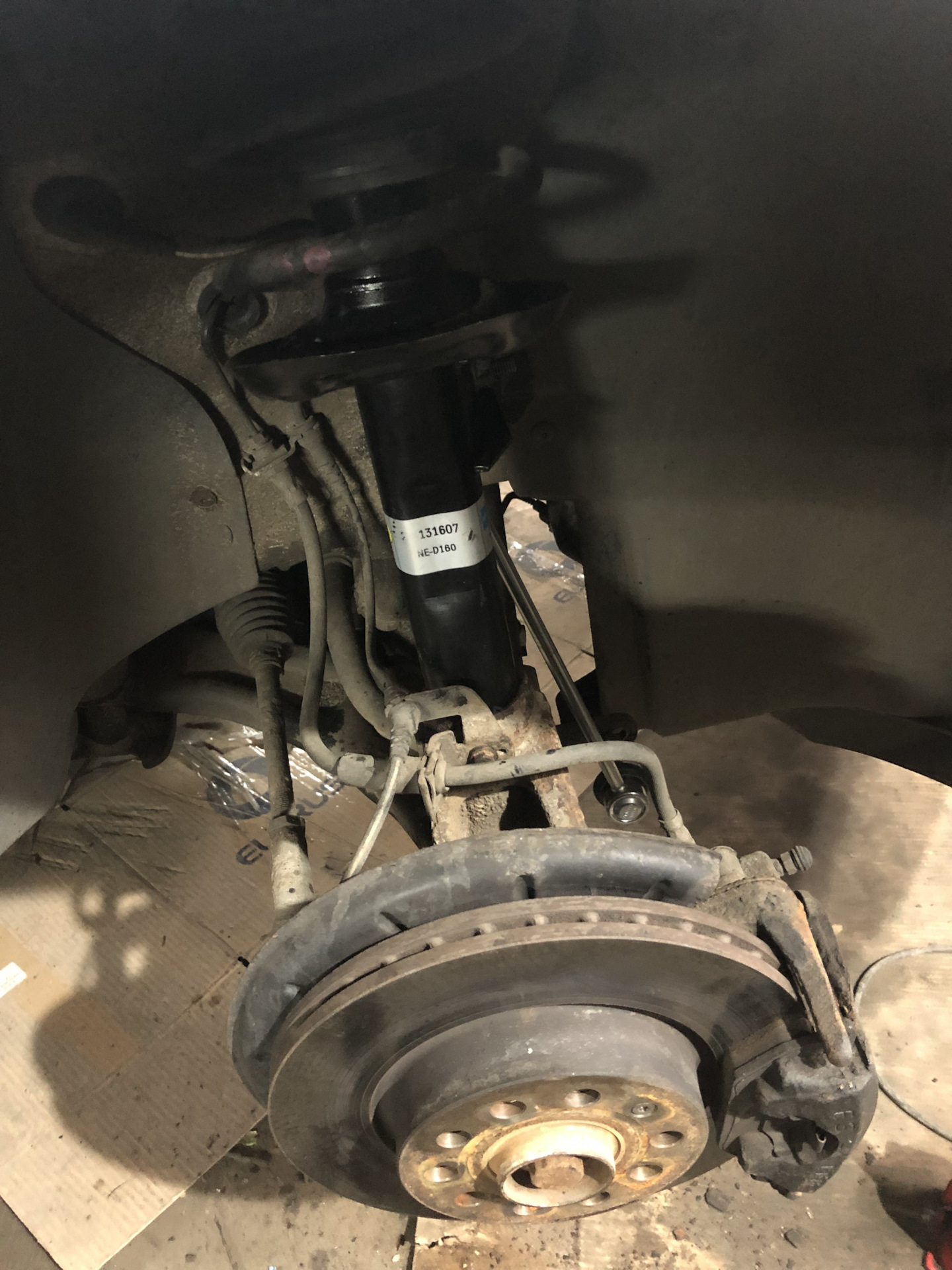 Замена стоек, тяжки, подшипник и колодки — Skoda Yeti, 1,2 л, 2012 года ...