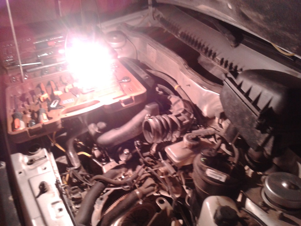 Снятие коробки из за поломки сцепления! — Lada 2114, 1,6 л, 2008 года ...