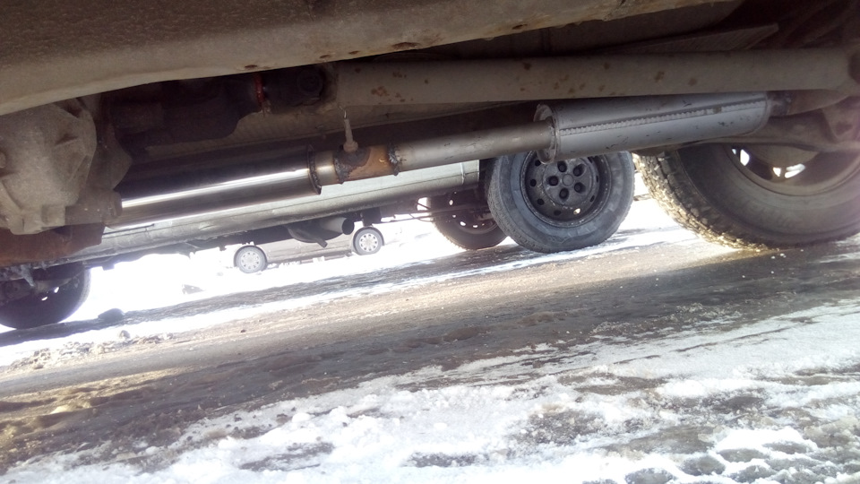 Вид нового выхлопа — Jeep Grand Cherokee (ZJ)