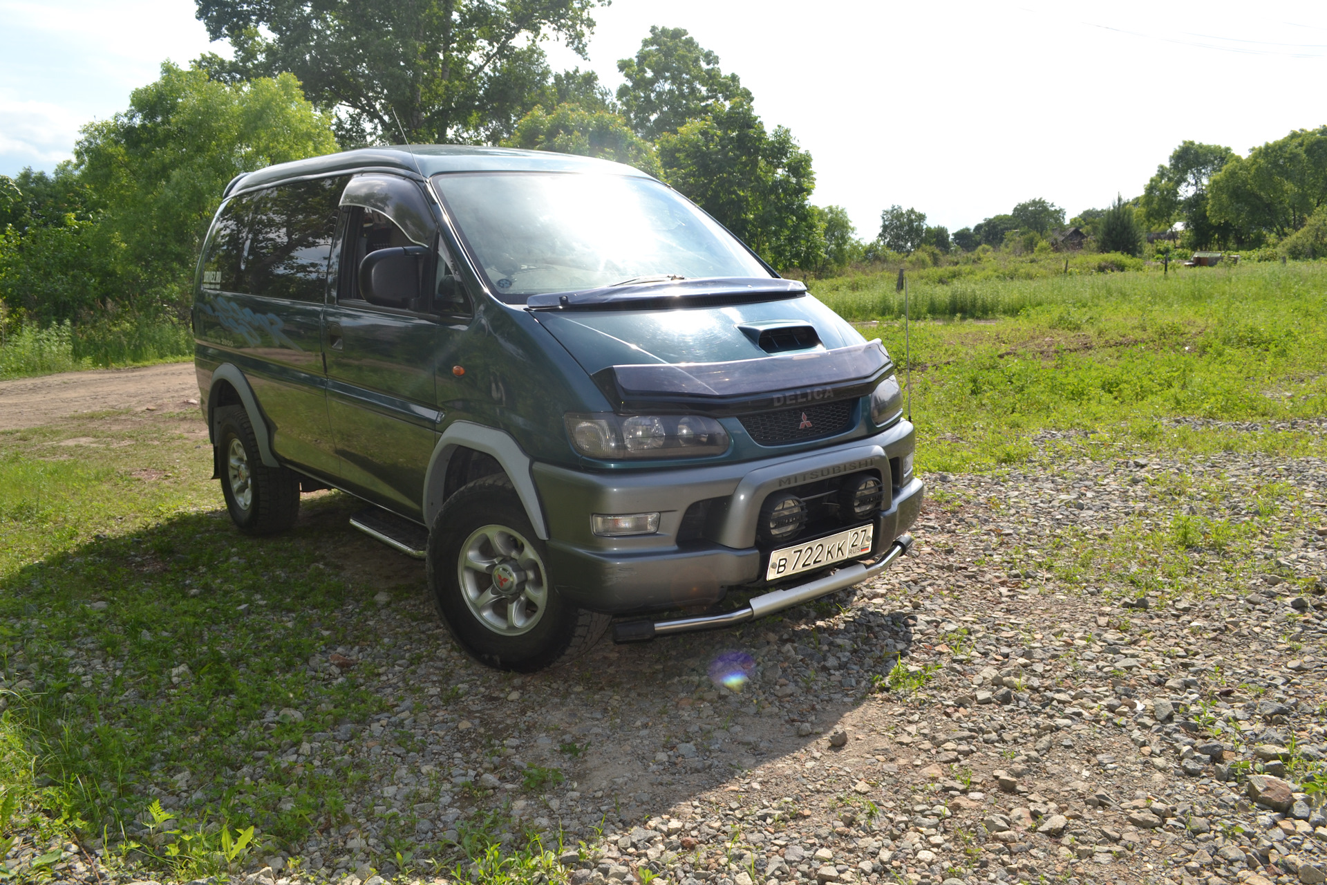 mitsubishi delica как снять передний бампер