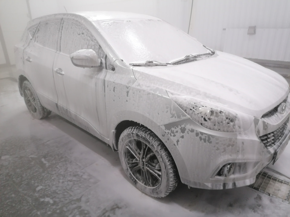 Замена правого привода переднего колеса, ТО. — Hyundai ix35, 2 л, 2013 ...