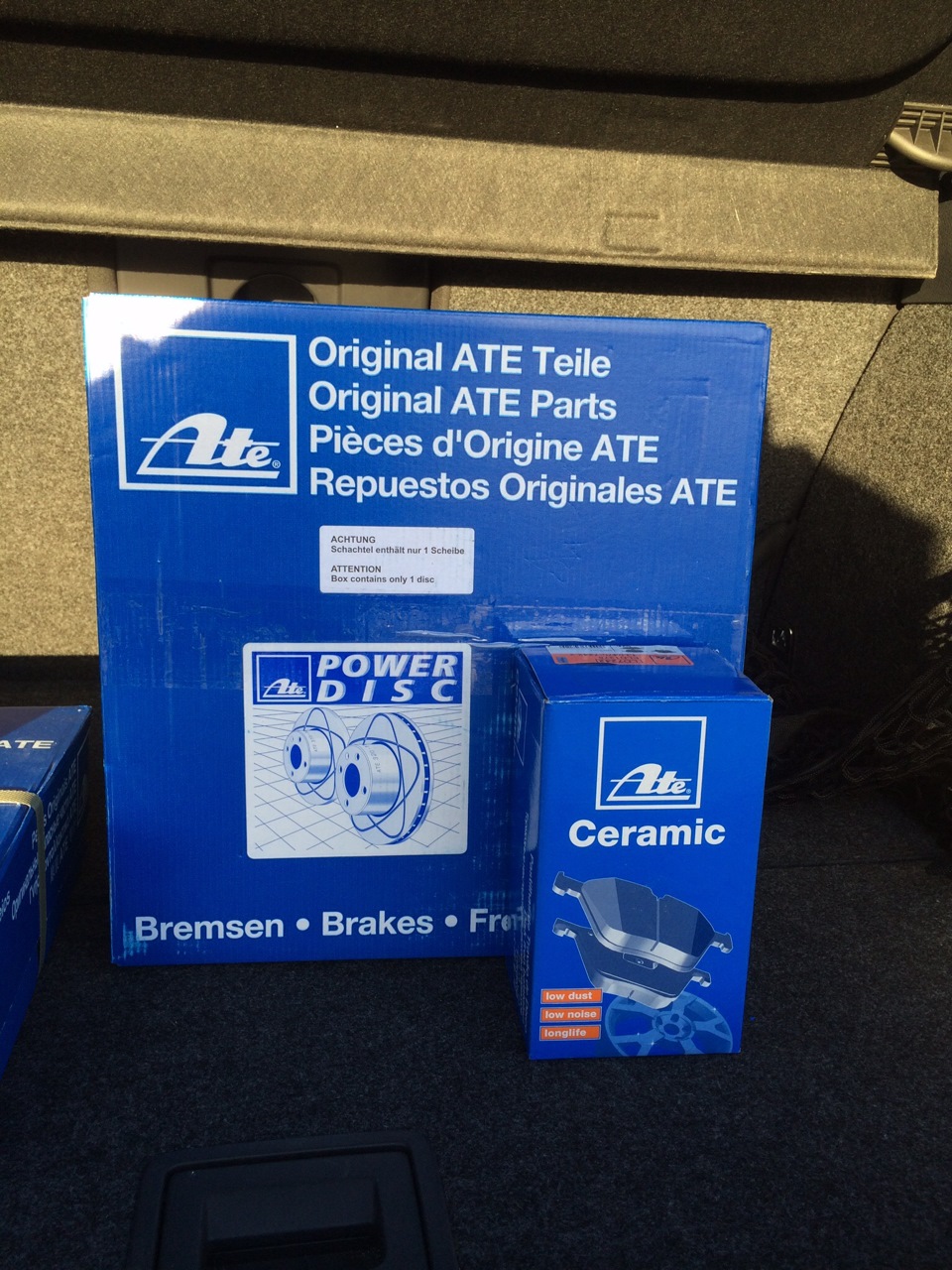 Замена оригинальных тормозных дисков и колодок на Ate. — Volkswagen ...
