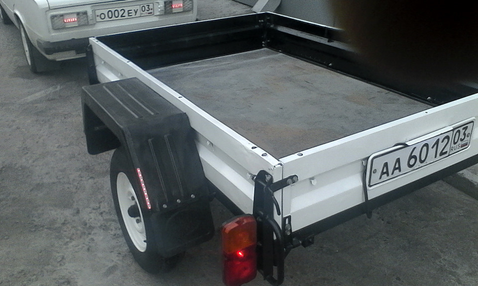 Реставрация прицепа кмз-8136 — Lada 2106, 1,6 л, 1997 года | своими ...