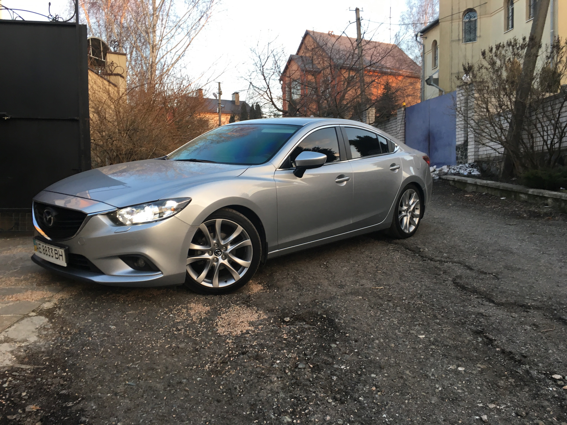 Mazda 6 матовый хром