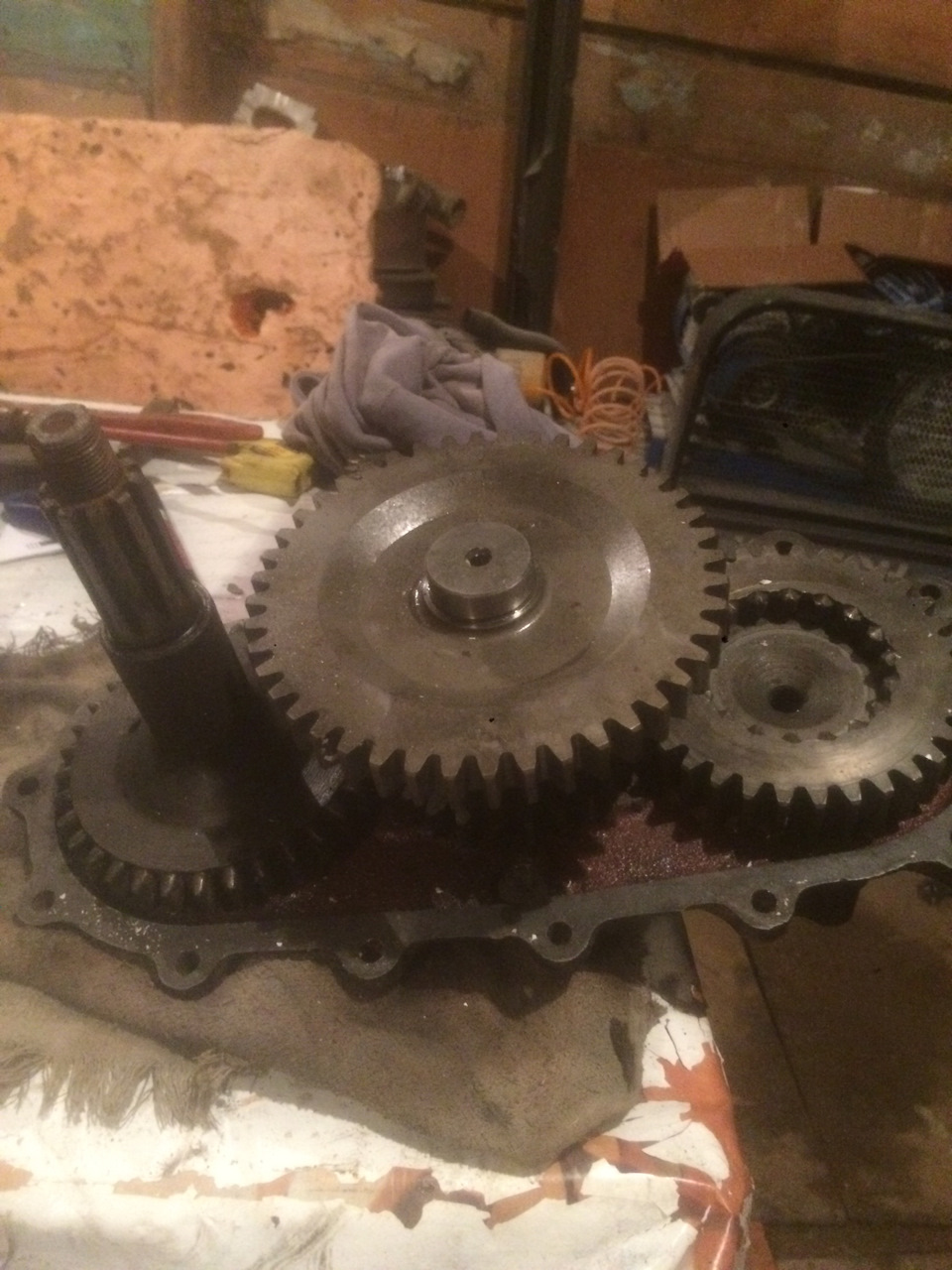 Установка понижения в раздаточную коробку уаз 3.3 часть 1. — УАЗ 469, 2 ...