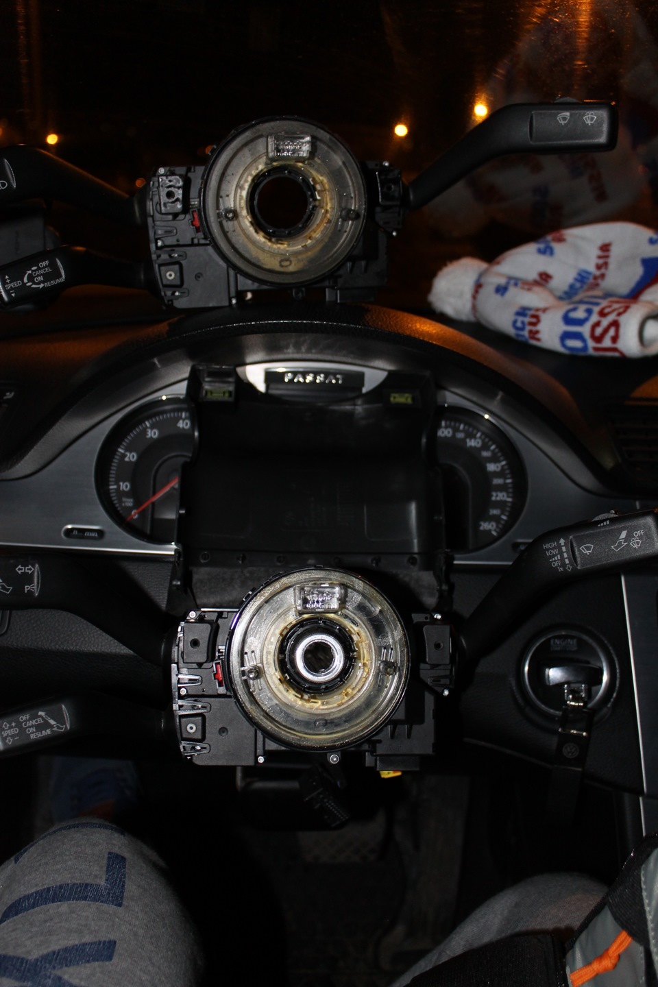 Мультируль — установка — Volkswagen Passat B6, 2 л, 2006 года ...