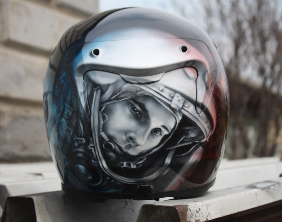 Skull in Motorcycle Helmet vector