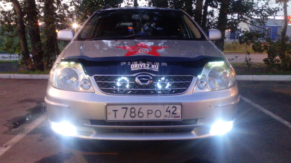 Помылся — Toyota Corolla Fielder (E120), 1,8 л, 2001 года | мойка | DRIVE2