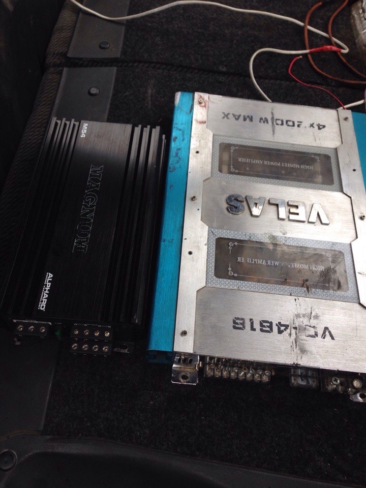 новый короб и усилитель на пищалки! — Lada 21120, 1,6 л, 2000 года ...