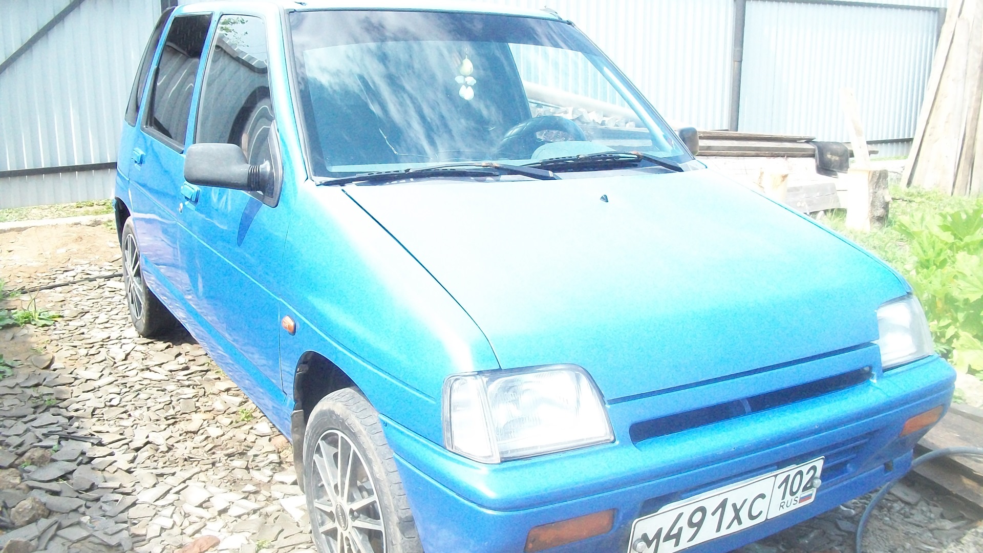 Daewoo Tico 0.8 бензиновый 2002 | СИНИЙ КОСМИЧЕСКИЙ на DRIVE2