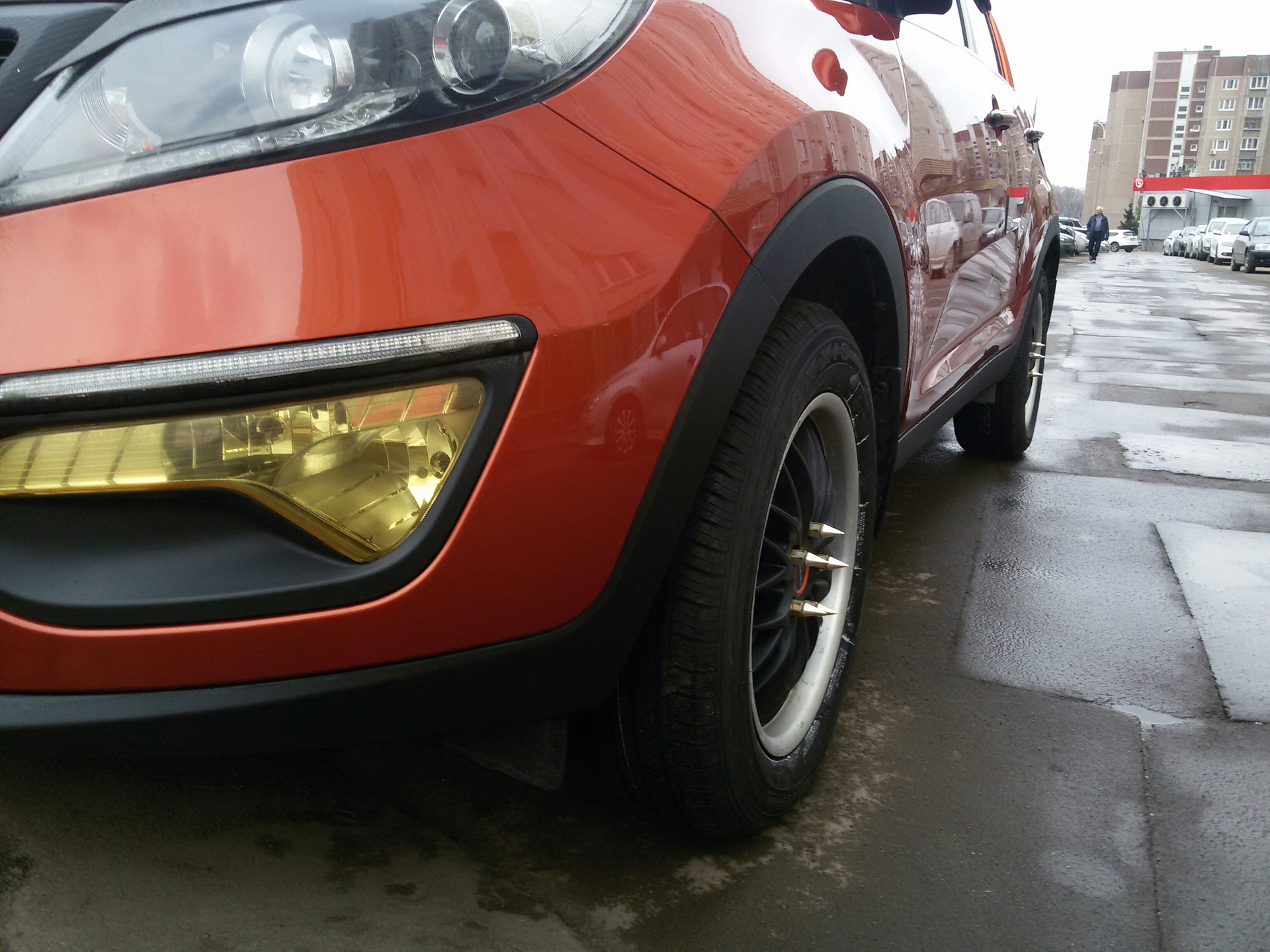 Летняя резина на Sportage. — KIA Sportage (3G), 2 л, 2011 года | шины ...