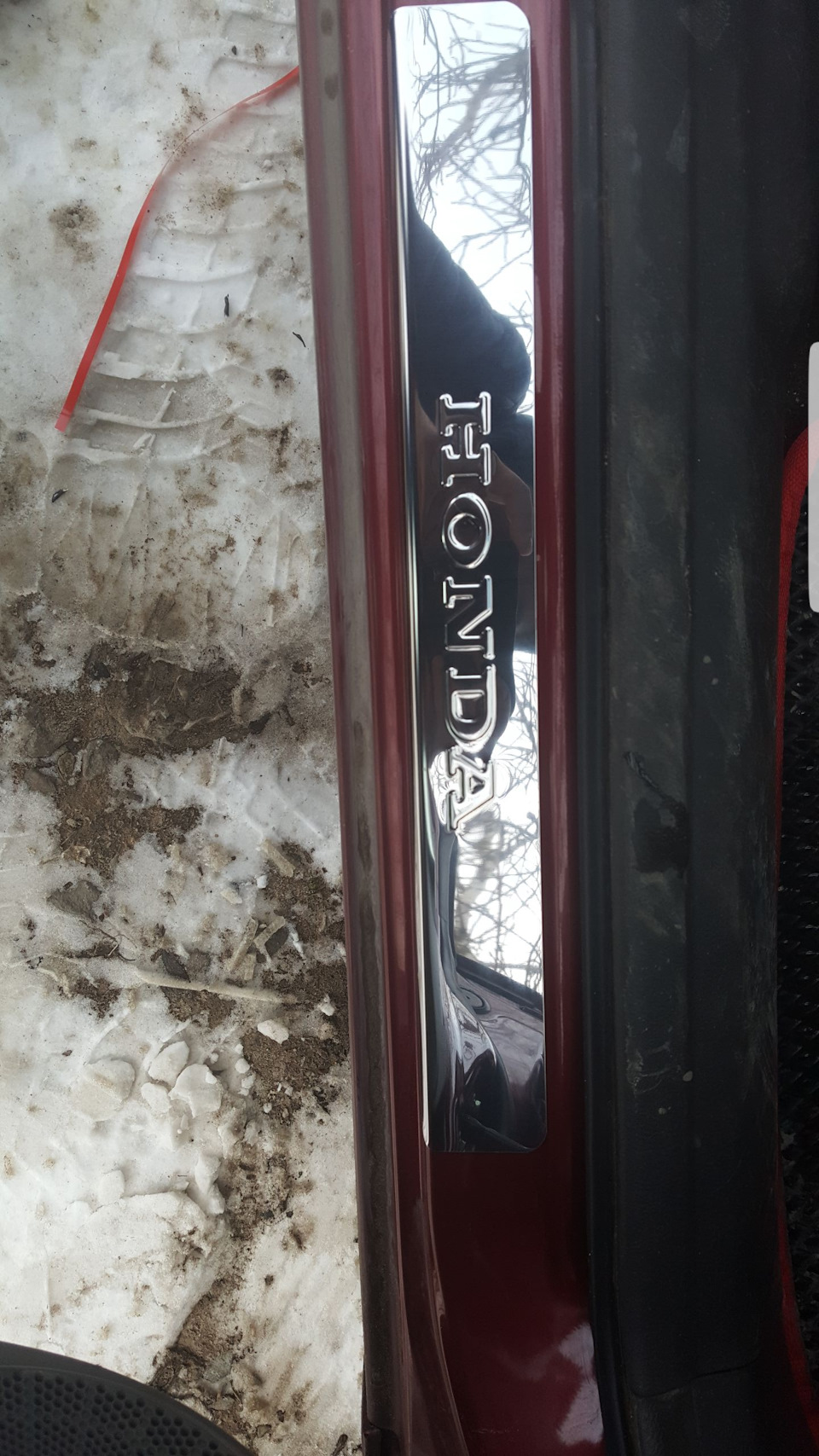 Порожки HONDA фирма Dollex 0.5мм — Honda Civic 4D (8G), 1,8 л, 2008 ...