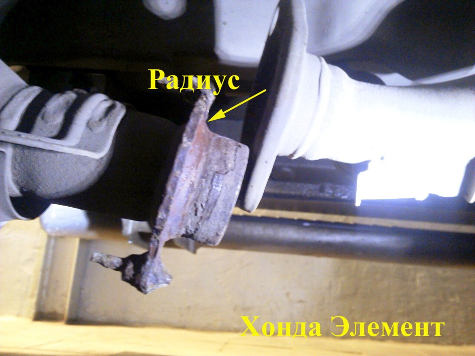 Фланец у Хонда Элемент имеет радиус — Honda Element