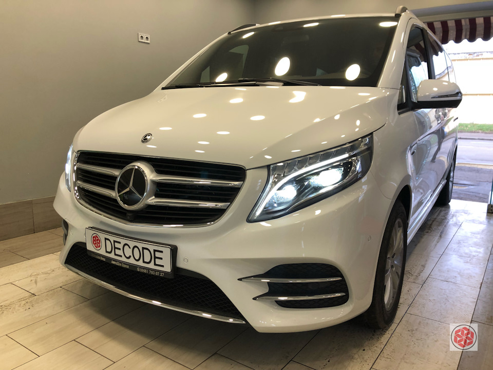 Mercedes V250. Оклейка защитной пленкой Suntek PPF Ultra. — decode.ua ...