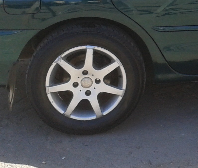 Для тех кто любит чернить резину — Mitsubishi Galant (7G), 2 л, 1995 ...