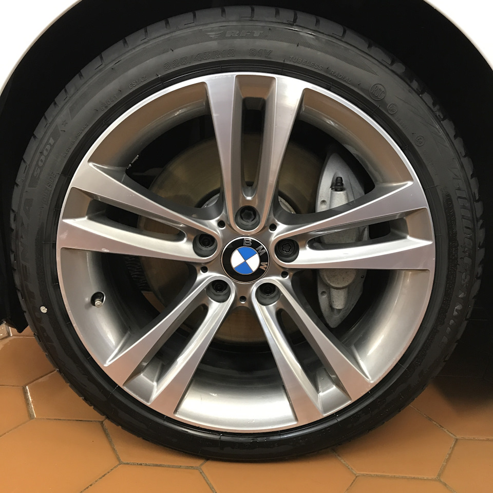 Bridgestone Potenza S001 — BMW 3 series (F30), 2 л, 2013 года