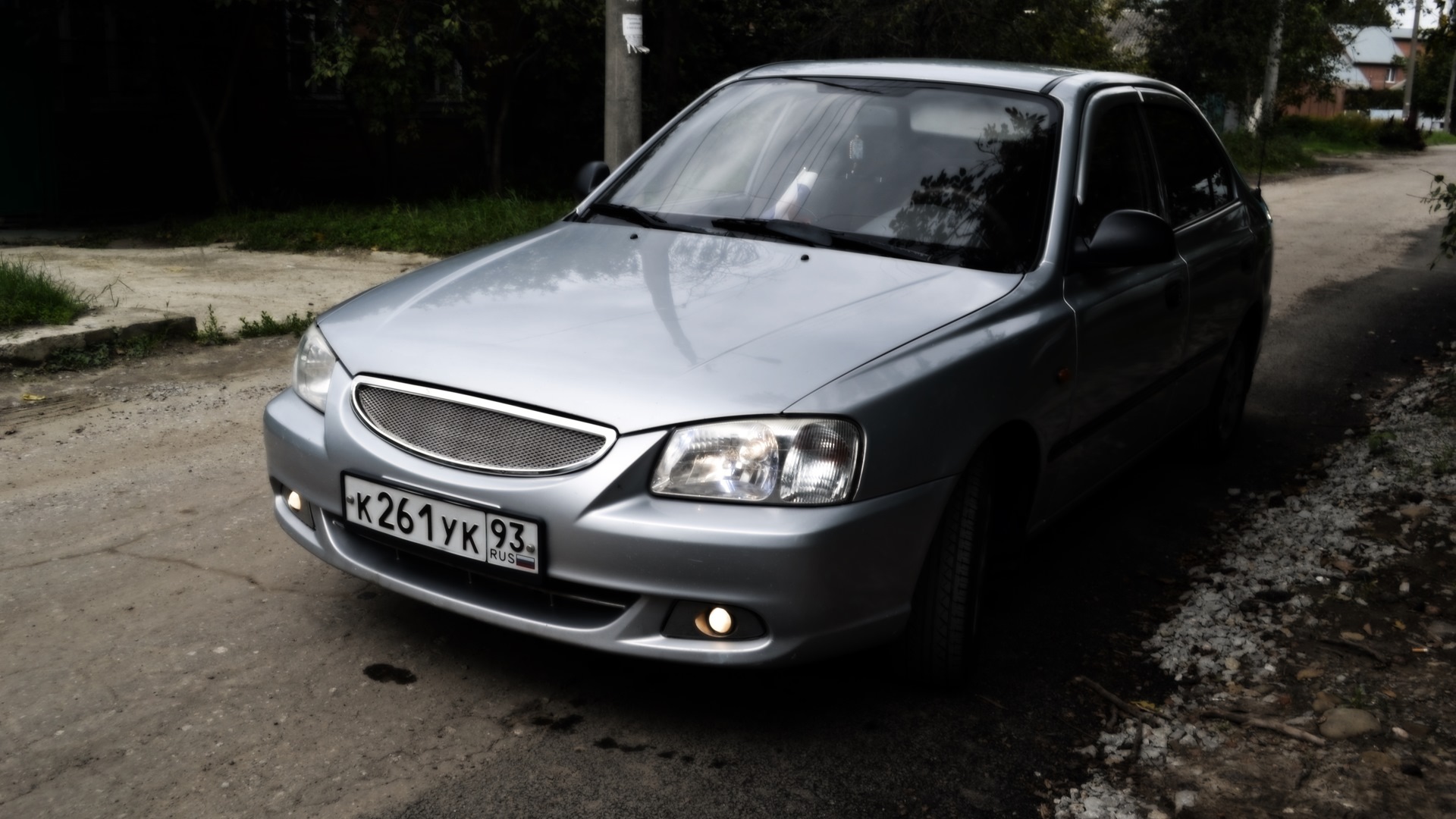 Hyundai Accent (2G) 1.5 бензиновый 2004 | Серебро на DRIVE2