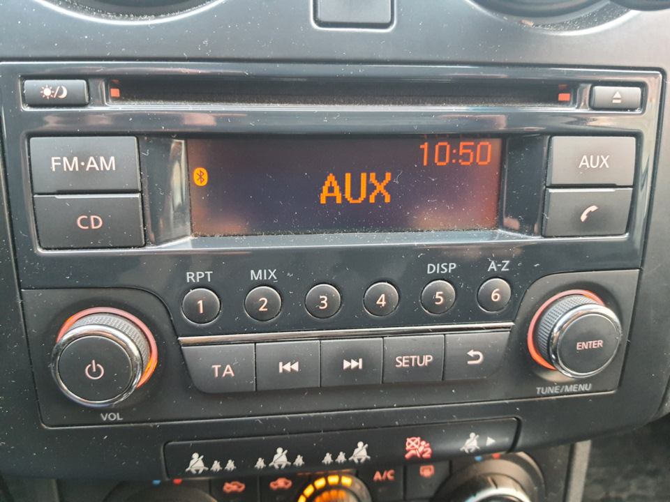 Кашкай/магнитола/AUX/Bluetooth/ — Nissan Qashqai (1G), 1,6 л, 2007 года ...