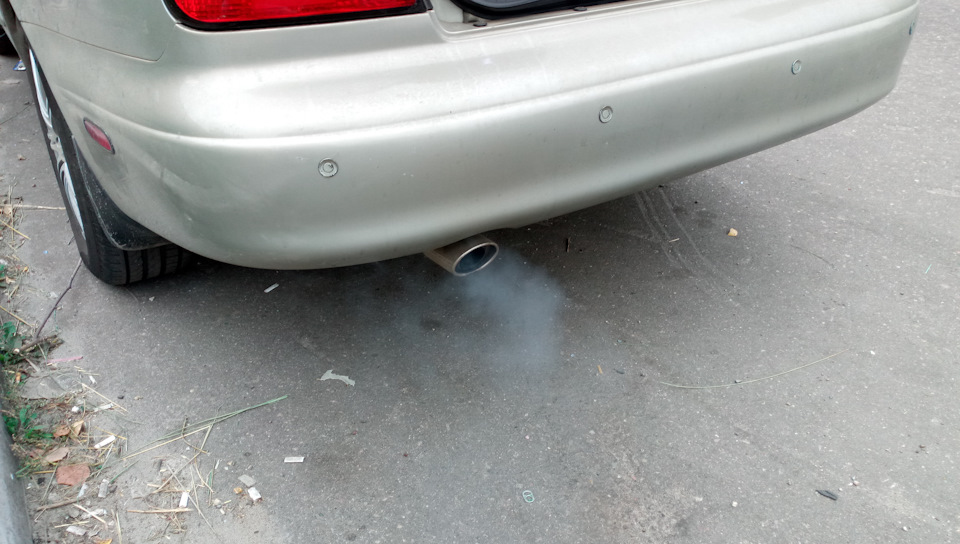 В начале промывки. — Daewoo Leganza