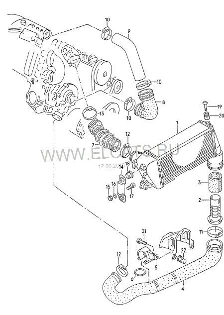 Интеркулер Ауди 200.чем заменить — Audi 200 (C3), 2,2 л, 1988 года ...