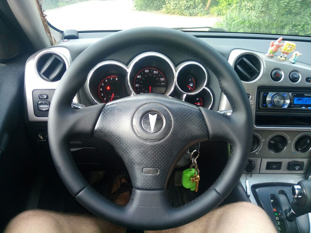 Pontiac montana как снять руль Посыпался руль…одели в комбез))) - Pontiac Vibe (1G), 1,8 л, 2005 года аксессуар