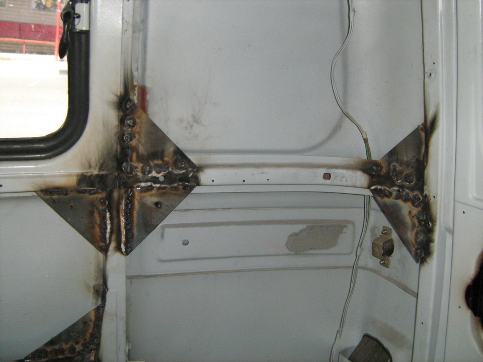 Увеличение жесткости кузова — УАЗ 3962, 2,4 л, 2001 года | кузовной ...